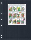  10 50 Scott Value - 1995 Nevis Hummingbirds S s Birds Caribbean Cv Mnh Nh Umm