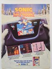 Vintage 1994 Sonic The Hedgehog Print Ad Lot - Sega Game Gear   Genesis Rare