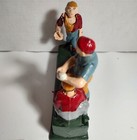 1950 s Vintage Cast Iron Home Town Battery Mechanical Bank- Baseball