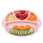 Divided Plates Adults Silicone Baby Table Mat Baby Feeding Bowls Silicone