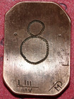 Lucky Number 8-horse Love Token  Good Luck  Crafted By Astoria Artist iv 