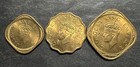 India Lot Of 3 1942 Type Set 1 2 1 2 Anna Coins World Foreign Ww2 British