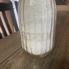 Borden Dairy Service One Quart Embossed Milk Bottle  Htf