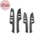 4pcs Door Lock Switch Covers Compatible With Genesis Gv70 2022-2025 Accessories 