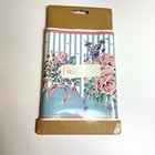 Vtg Daisy Kingdom Prepasted Wallpaper Border Pink Roses Bows Cottagecore Nos