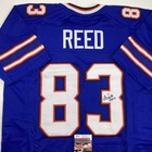 Autographed signed Andre Reed Hof 14 Buffalo Blue Jersey Jsa Coa Auto