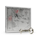 2026 The Hobbit - Thorin s Map And Key 3 4 Oz Silver Coin   5 G Silver Foil Set