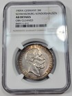 1909 Germany Silver 3 Marks Ngc Au Details Schwarzburg Sondershausen  v910