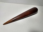 Antique 12  Mahogany Wood Nautical  Marine  Boat Rope  Line Splicing Fid