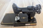 Vintage 1950 Singer Featherweight 221 Sewing Machine Aj626708 W  Case   Access