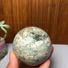 62mm Natural Fireworks Stone Quartz Crystal Sphere Ball Reiki Healing 336g A9166