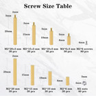 400pcs M2 Motherboard Standoffs screws nuts Kit  Hex Male-female Brass Spacer St