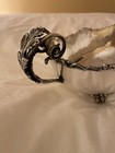 Italian 800 Sterling Silver Centerpiece Bowl  Boat Handled Gorgeous Decoration