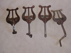 4 Vintage Lyre Sheet Music Holders For Marching Band Instrument  Lot