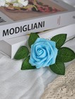 25pcs Artificial Flower   real Touch Artificial Foam Roses Decoration Diy For W   