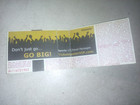 Roger Waters The Wall Live Concert Show Ticket Stub Florida 11 13 2010 Collector