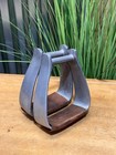 Angled Aluminum Western Roping Stirrups   2 1 4  Deep   5 1 4  Wide
