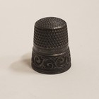Antique Sterling Silver Sewing Thimbles Lot Of Nine