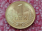 Rare Communist Albania Socialist Peoples Republic 1 Lek 1988 Unc From Mint Roll