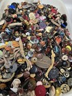 Random One Pound Lot Of Upcycled Buttons Plastic  Metal  Wood  All Sizes 