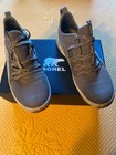 Sorel Out N About Plus Sneaker Sage sauge Waterproof Mesh Suede Womens Size 9