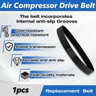 Replacement Belt For Ridgid Pancake Air Compressor  Compatible With Black