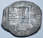 1500 s Shipwreck Spanish 2 Reales Genuine Old Colonial Pirate Treasure Cob Coin