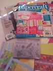 Papercraft   Rubber Stamper Magazines    Stamps  Papers  Stickers Lot Look  