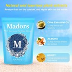 Hard Wax Beans Kit For Hair Removal Madors 1lb Brazilian Underarms Body   Chest