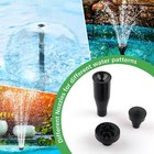15w 800l h Pond Fountain Pump With Lights  Ultra Quiet Water Pump  Pond Fount   