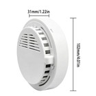 2 Pack Smoke Alarm Detector Home Fire Safety Sensor Alert Battery Included 2026