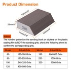 4pcs Sanding Sponge Blocks 220  1000 Grit Sanding Block 4 x2 8 x1 