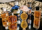 Vintage Miniature Glass Perfume Bottles Set Of 6