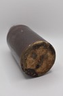 Antique 19th Century Stoneware Master Ink Bottle Brown Glaze Pinched Spout 6-3 4