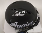 Cashius Howell Signed Black Texas A m Aggies Mini Football Helmet Beckett Auto 