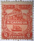 Travelstamps  Nicaragua Stamps Scott  21 - 2c Train Mint Mogh