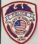 Suffolk County Police Scpd 250 Years 1776 2025 Us America Rwb Flag Patch Newyork