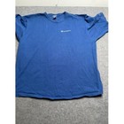 Vtg 90s Champion Blue Athletic T-shirt   Shorts Set Sweat Loungewear Xxl