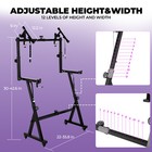 Dual Piano Keyboard Stand  Z Style Portable And Adjustable Piano Stand
