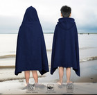 Hooded Bath Towel Wrap - Ultra Soft 100  Cotton Terry Large Oversized Hooded Kid