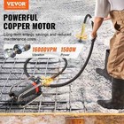 Electric Concrete Vibrator 1300w 16000 Vpm 2hp Copper Motor Handheld Pencil