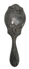 Antique Art Nouveau Silver-tone Floral Vanity Hair Brush