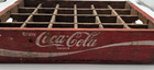 Vintage  1971  Red Coca Cola Wood Wooden Crate - 12   X 18  