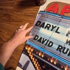 Vintage 1985 Hall   Oates Apollo Theater Promo Poster Ruffin Kendrick Rca 80s