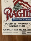 Rare National Tour Signed Window Card Poster Ragtime 1999  14x22