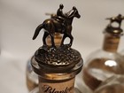 Blanton   s Bourbon Cork Bottle Stoppers Complete Set Of 8 -with Bottles