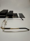 Montblanc Luxury Rimless Eyeglasses Frame Gold Black Lightweight Unisex Fashion 