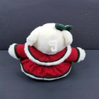 Dan Dee Christmas Bear Plush Stuffed Animal Teddy Toy White Multicolor Dress