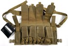New Blackhawk Chest Carry Magazine Pouch Rig W  6 Mag Pouches 55cp04ct Coyote