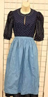 K-moden Bavarian Dirndl Dress With Dirndl Apron Made In Austria Eu Size 42 Us 12